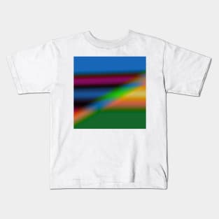 RED BLUE GREEN TEXTURE Kids T-Shirt